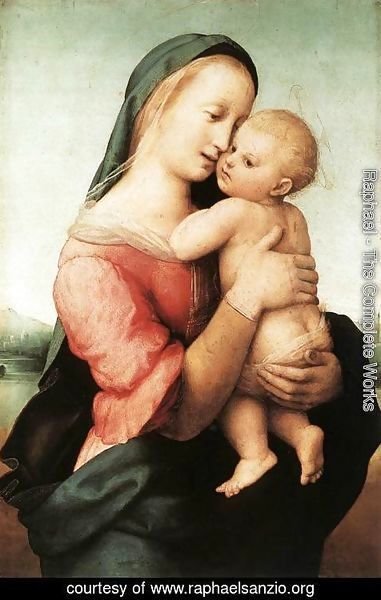 Raphael - Detail of the 'Tempi' Madonna