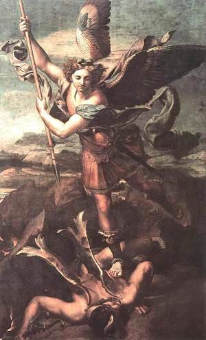 Raphael - St. Michael Overwhelming the Demon