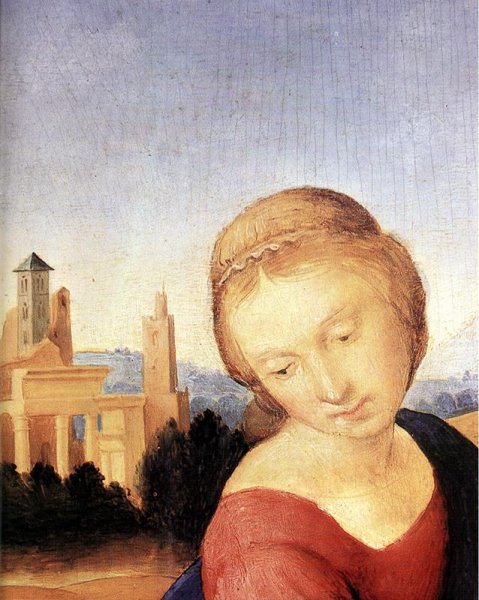 Madonna and Child with the Infant St John (detail)