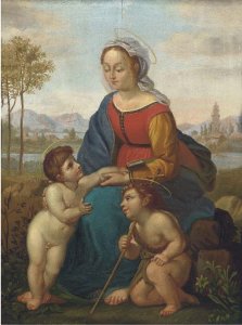 La Belle Jardiniere The Madonna and Child with the Infant Saint John the Baptist