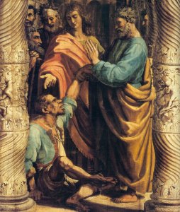 Study for the Coronation of St Nicholas of Tolentino