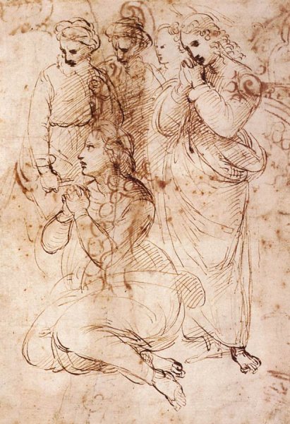 Study of Mourning Figures