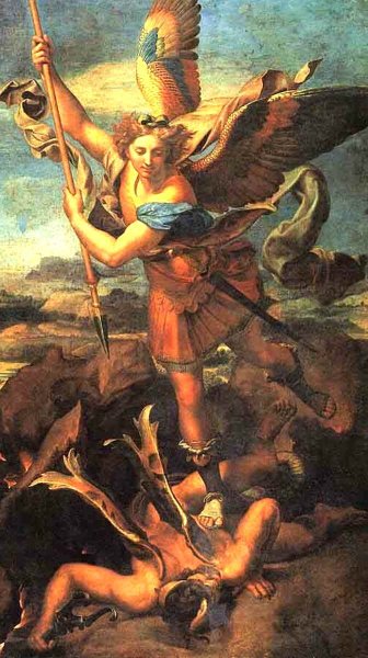 Saint Michael Trampling the Dragon 1518