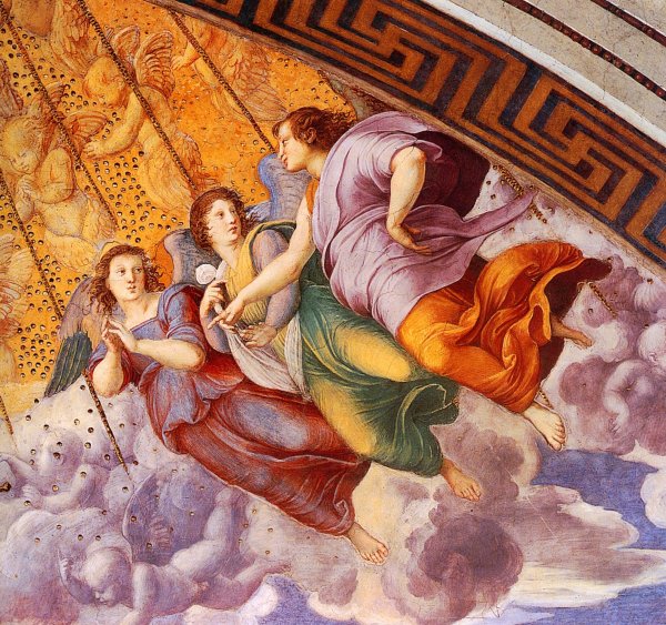 The Stanza della Segnatura Ceiling [detail: 2]