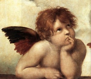 The Sistine Madonna (detail)