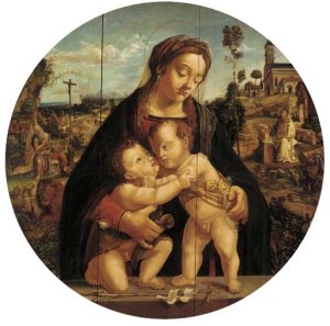 Madonna and Child with the infant Saint John the Baptist