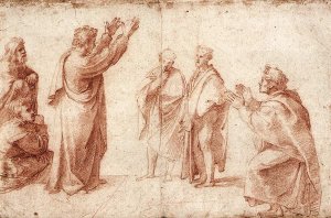 Study For St Paul Preaching In Athens